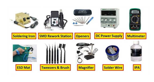 mobile repairing tools