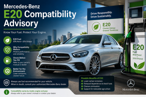 Mercedes-Benz E20 Compatibility Advisory